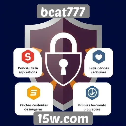 Recursos de segurança do site bcat777